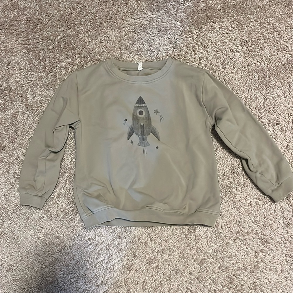 Quincy Mae Spaceship Sweatshirt